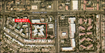 1255 W Baseline Rd, Mesa, AZ - Aérien  Vue de la carte