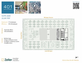 401 N Michigan Ave, Chicago, IL for lease Floor Plan- Image 1 of 3