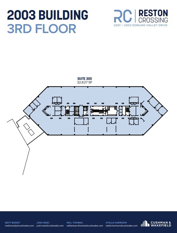 2001 Edmund Halley Dr, Reston, VA for lease Floor Plan- Image 1 of 1