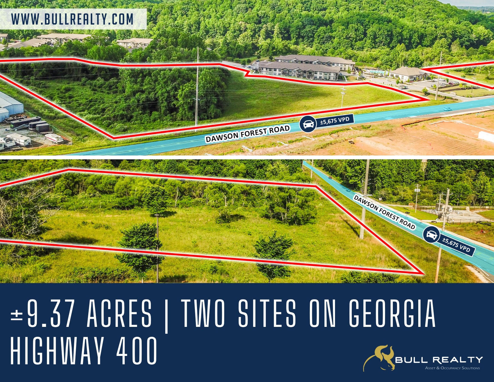 Corner of Dawson Forest Rd & Parker Forest Rd, Dawsonville, GA for sale Primary Photo- Image 1 of 8