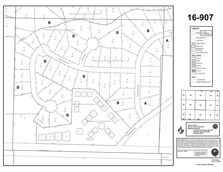 3535 Roswell Rd, Marietta, GA à louer - Plan cadastral - Image 2 de 29