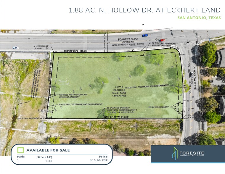TBD Hollow Dr, San Antonio, TX à vendre - Photo du bâtiment - Image 1 de 6