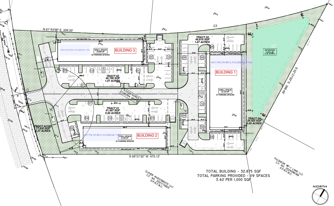 6725 FM 359, Fulshear, TX à louer Plan de site- Image 1 de 1