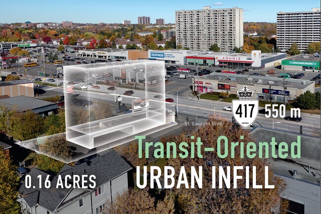 Plus de détails pour 1076 St. Laurent Blvd, Ottawa, ON - Terrain à vendre