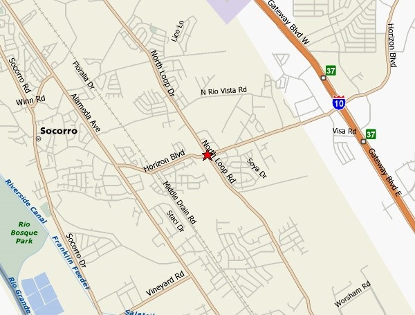 SEC Horizon & North Loop, Socorro, TX for sale - Aerial - Image 3 of 8