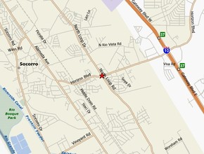 SEC Horizon & North Loop, Socorro, TX - AERIAL  map view