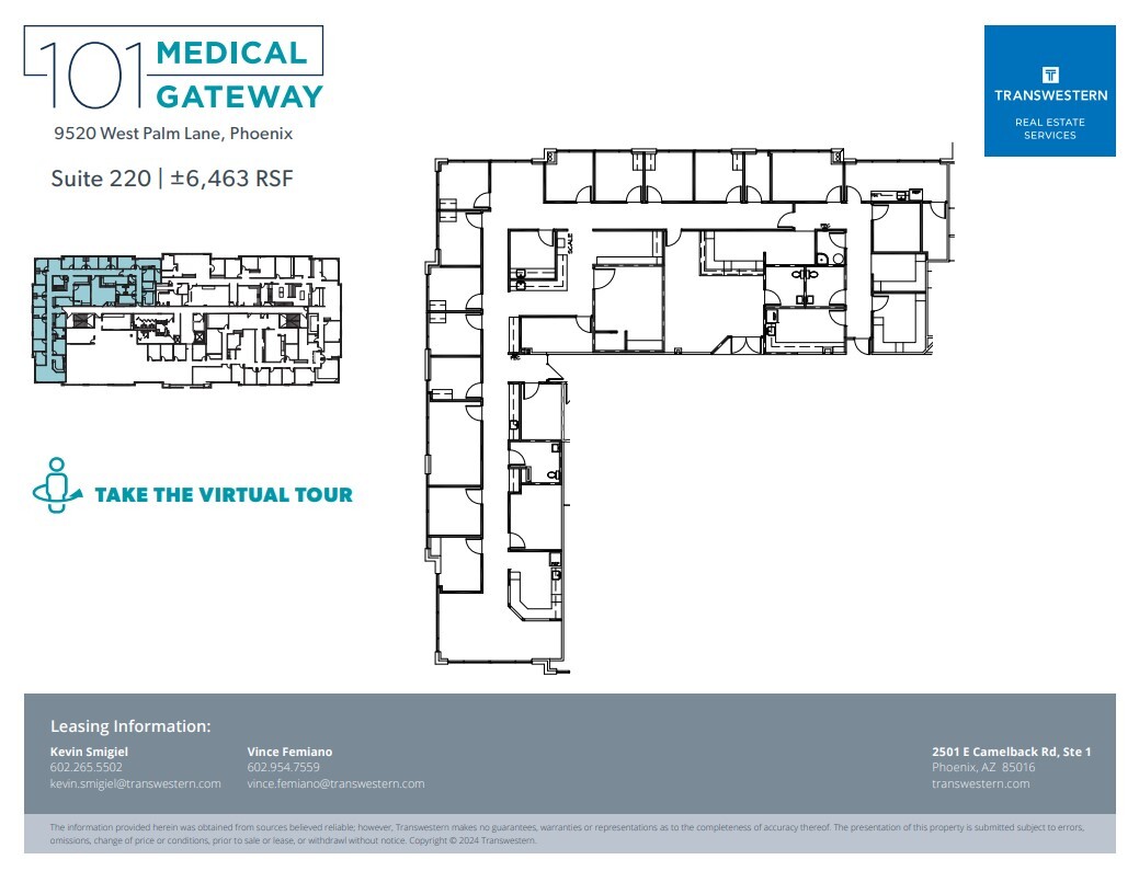 9520 W Palm Ln, Phoenix, AZ for lease Floor Plan- Image 1 of 1