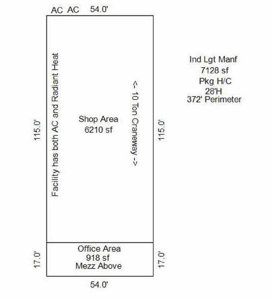 46390 Continental Dr, Chesterfield, MI for sale - Floor Plan - Image 2 of 2