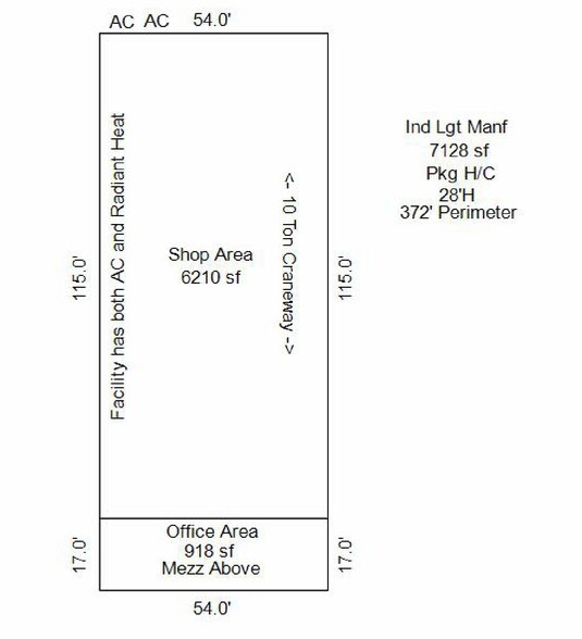 46390 Continental Dr, Chesterfield, MI à vendre - Plan d’étage - Image 2 de 2