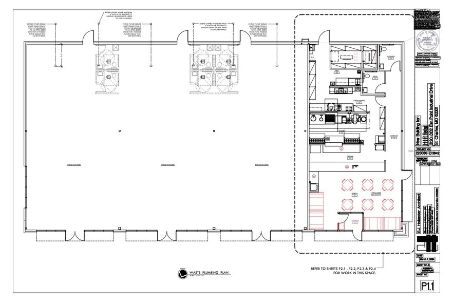 3120-3132 Elm Point Industrial Dr, Saint Charles, MO for lease - Floor Plan - Image 2 of 3