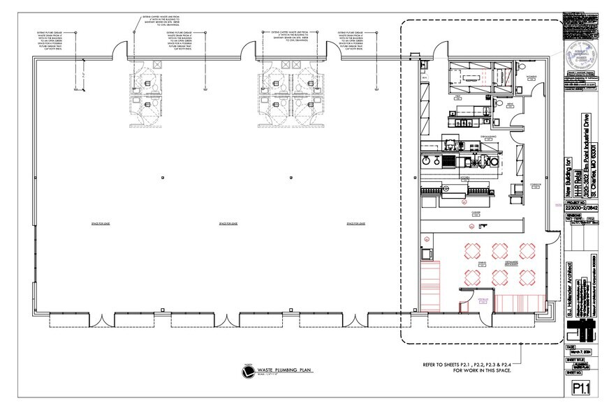 3120-3132 Elm Point Industrial Dr, Saint Charles, MO à louer - Plan d’étage - Image 2 de 3