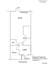 1190-1206 Mountain View Alviso Rd, Sunnyvale, CA for lease Floor Plan- Image 1 of 1