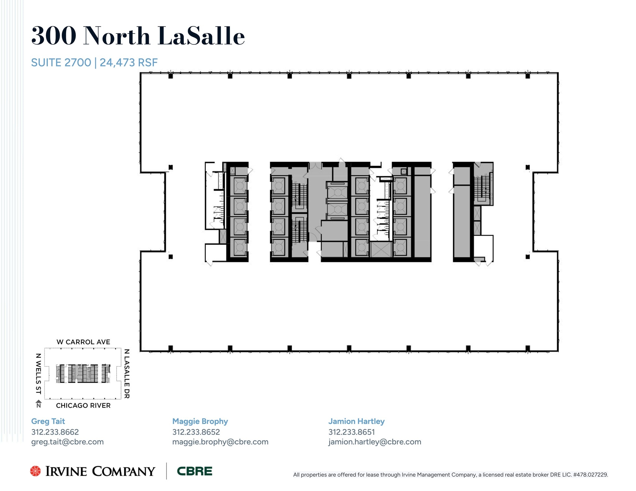 300 N LaSalle St, Chicago, IL for lease Site Plan- Image 1 of 2
