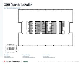 300 N LaSalle St, Chicago, IL for lease Site Plan- Image 1 of 2