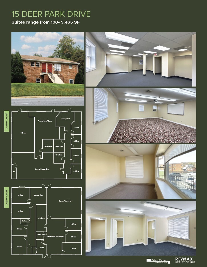 13-15 E Deer Park Dr, Gaithersburg, MD à louer Plan d’étage- Image 1 de 6