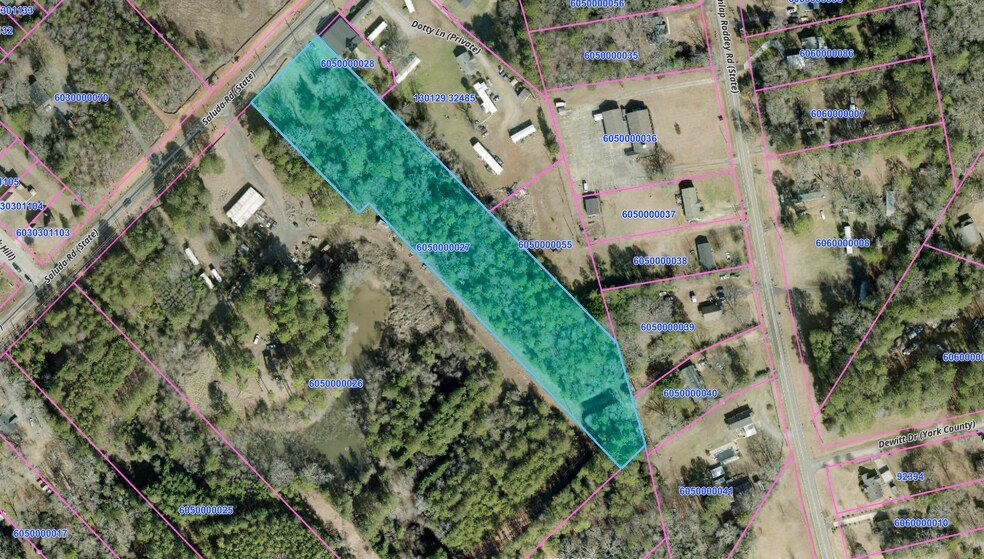 2637 Saluda Rd, Rock Hill, SC à vendre - Aérien - Image 1 de 2