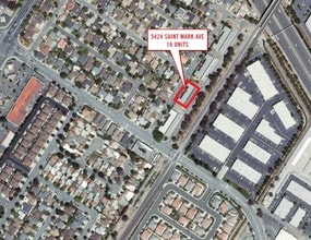 5424 Saint Mark Ave, Newark, CA - AÉRIEN Vue de la carte