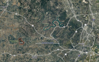 7040 W Fitzhugh Rd, Dripping Springs, TX - Aérien  Vue de la carte