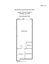 1525 W 13th St, Upland, CA for lease Floor Plan- Image 1 of 1