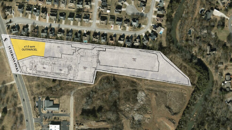 4544 Veterans Pky, Murfreesboro, TN à vendre - Plan de site - Image 1 de 6