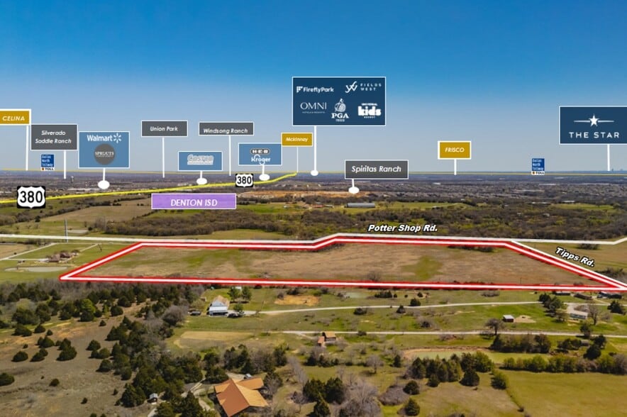 4700 S Potter Shop Rd, Cross Roads, TX for sale - Building Photo - Image 2 of 3