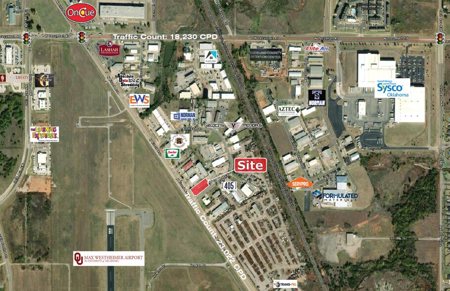 3201 Flood ave, Norman, OK à louer - Aérien - Image 2 de 2