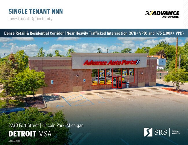 More details for 2230 Fort St, Lincoln Park, MI - Retail for Sale