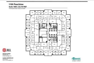 1100 Peachtree St NE, Atlanta, GA for lease Floor Plan- Image 1 of 1