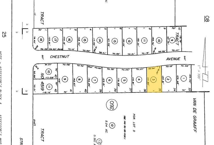 138-140 E Taft Ave, Orange, CA à louer - Plan cadastral - Image 2 de 4