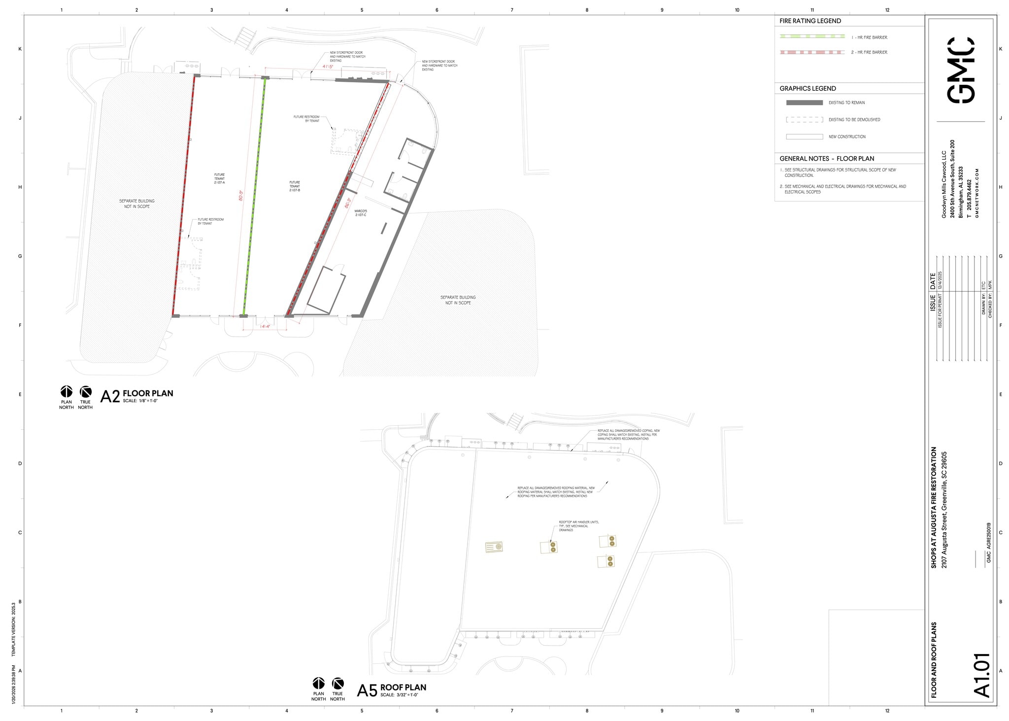 2107-2123 Augusta St, Greenville, SC for lease Site Plan- Image 1 of 1