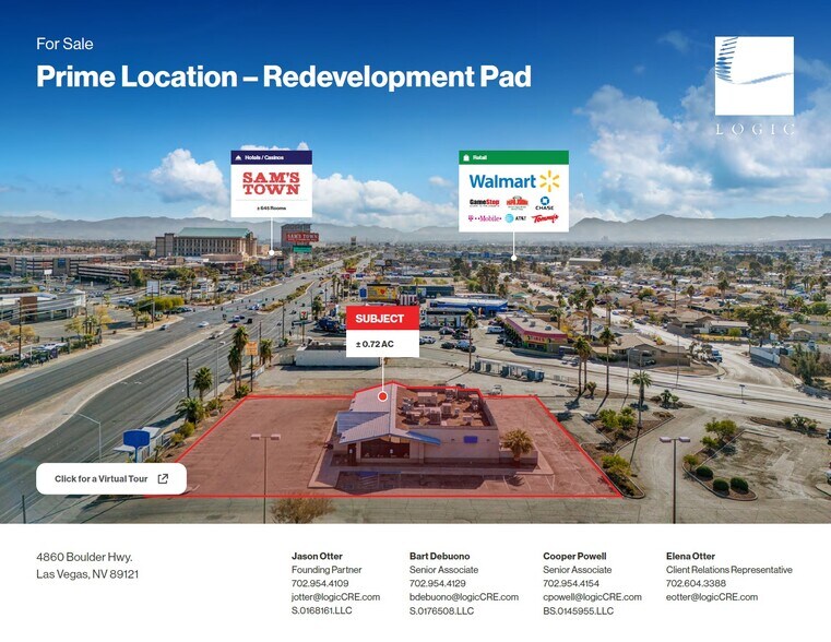 4860 Boulder Hwy, Las Vegas, NV à vendre - Photo principale - Image 1 de 3