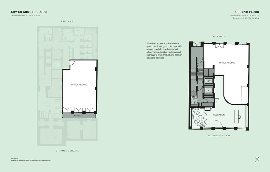 26 St. James's Sq, Londres à louer - Plan d’étage - Image 2 de 4