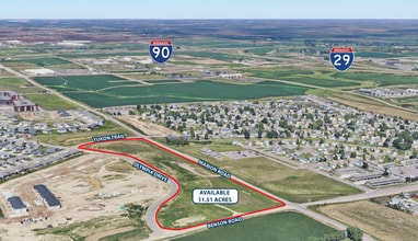NW Corner Benson Road & Marion Road, Sioux Falls, SD - Aerial map view