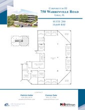 750 Warrenville Rd, Lisle, IL for lease Floor Plan- Image 1 of 1