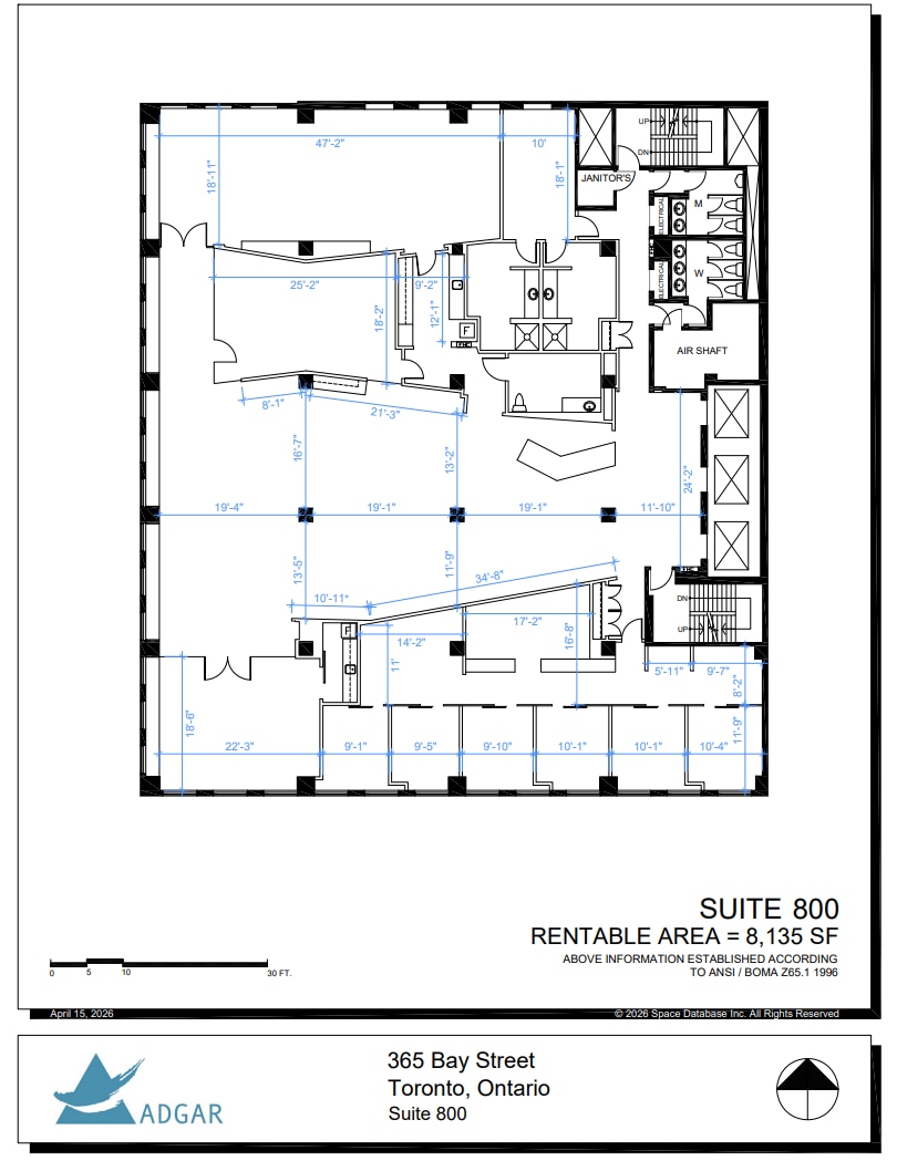 365 Bay St, Toronto, ON for lease Floor Plan- Image 1 of 1