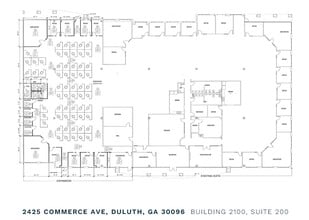 2435 Commerce Ave, Duluth, GA for lease Floor Plan- Image 1 of 3
