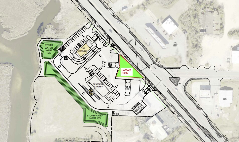 7437 Highway 77, Panama City, FL à louer - Plan de site - Image 2 de 5