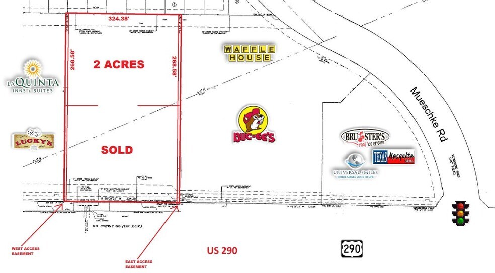 US 290 & Mueschke Rd, Cypress, TX à vendre - Photo du bâtiment - Image 3 de 3