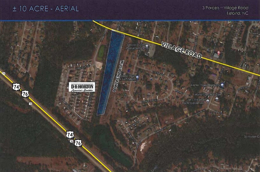 Village Road NE & Sue Circle NE, Leland, NC à vendre - Photo du bâtiment - Image 2 de 3