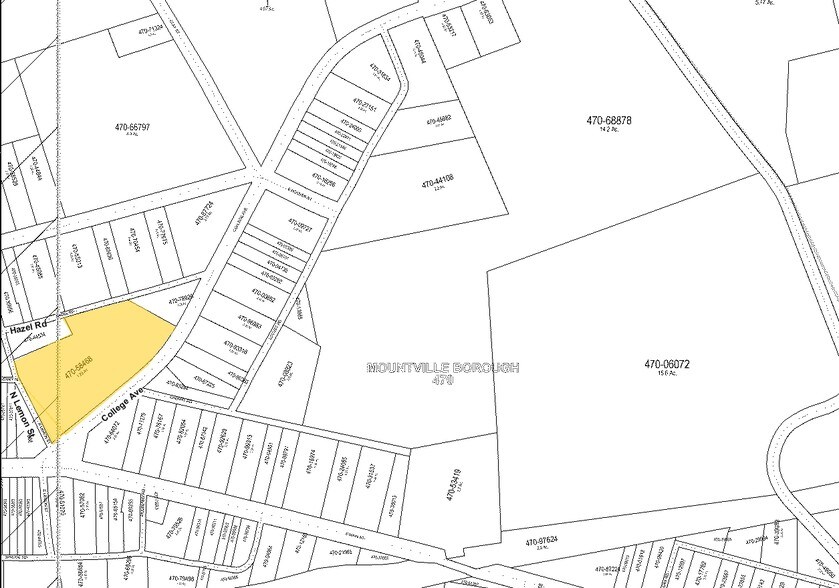 2 College Ave, Mountville, PA à louer - Plan cadastral - Image 2 de 6