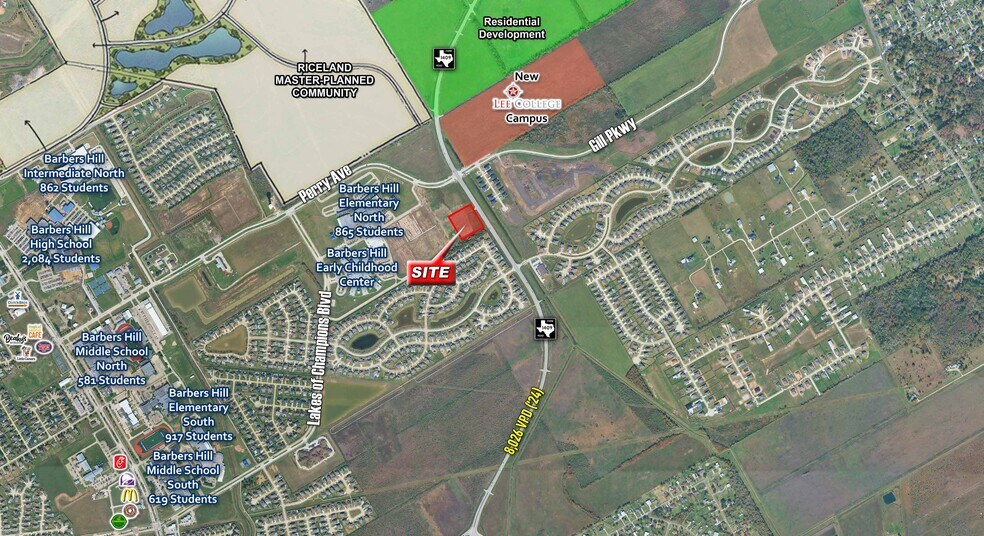 0 FM 1409 Rd, Mont Belvieu, TX à vendre - Aérien - Image 3 de 3