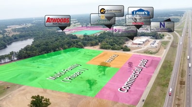 1620 Rotan Rd, Mount Pleasant, TX - Aérien Vue de la carte