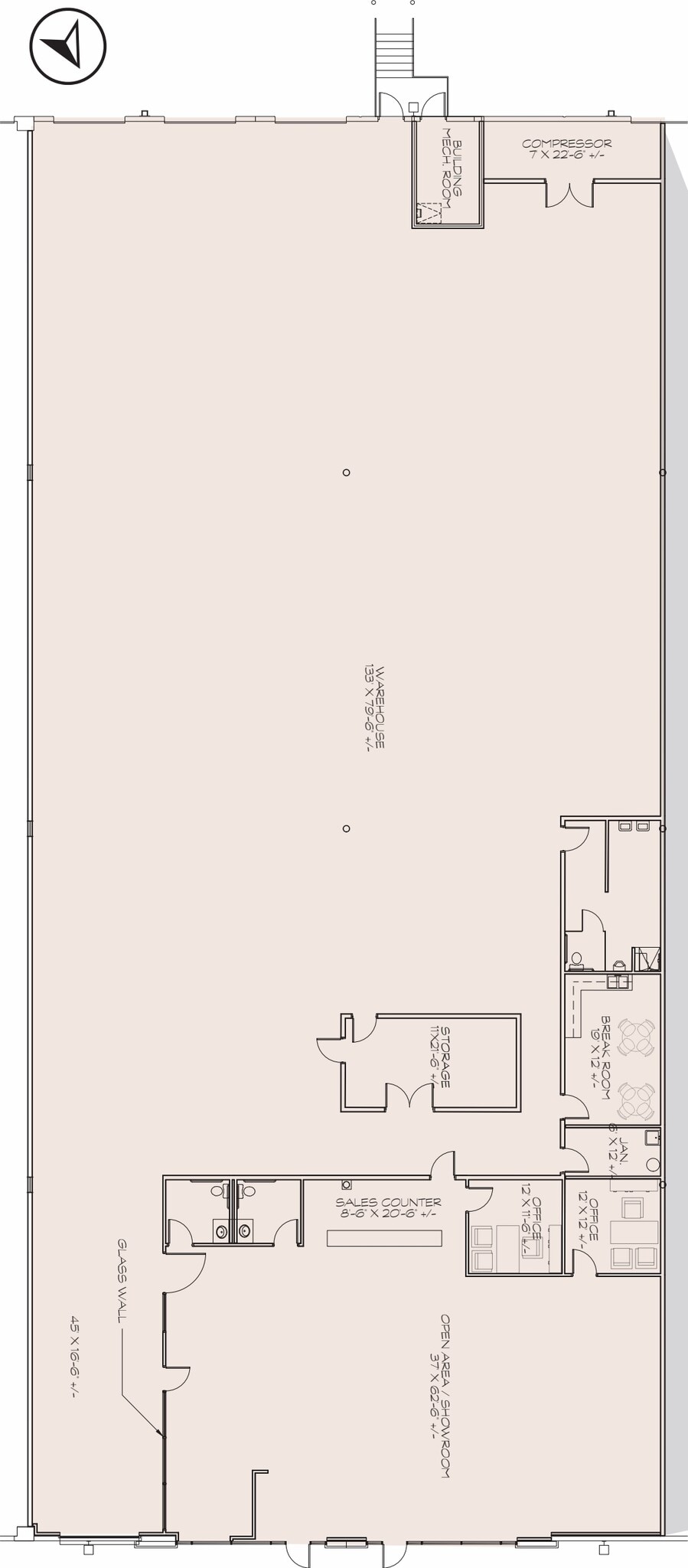 4401 Samuell Blvd, Mesquite, TX for lease Floor Plan- Image 1 of 2