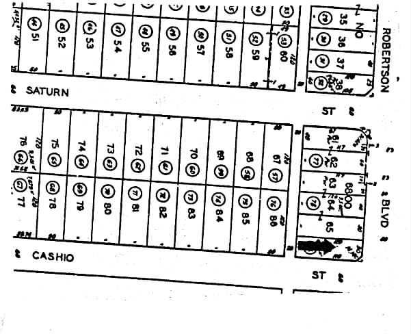 1499 S Robertson Blvd, Los Angeles, CA à louer - Plan cadastral - Image 2 de 4