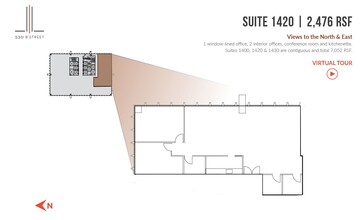 530 B St, San Diego, CA à louer Plan d  tage- Image 1 de 1