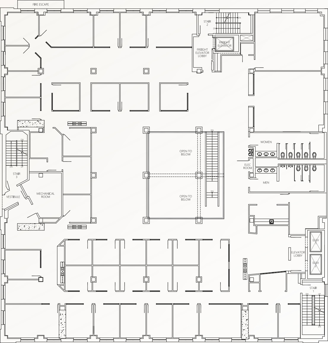 720 California St, San Francisco, CA à louer Plan d’étage- Image 1 de 1