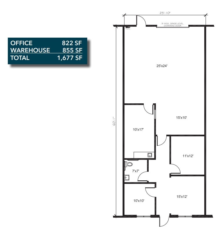 801 Station Dr, Arlington, TX à louer Plan d’étage- Image 1 de 1