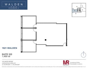 1821 Walden Office Sq, Schaumburg, IL for lease Floor Plan- Image 1 of 4