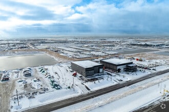 285199 Wrangler Av, Calgary, AB - Aerial map view