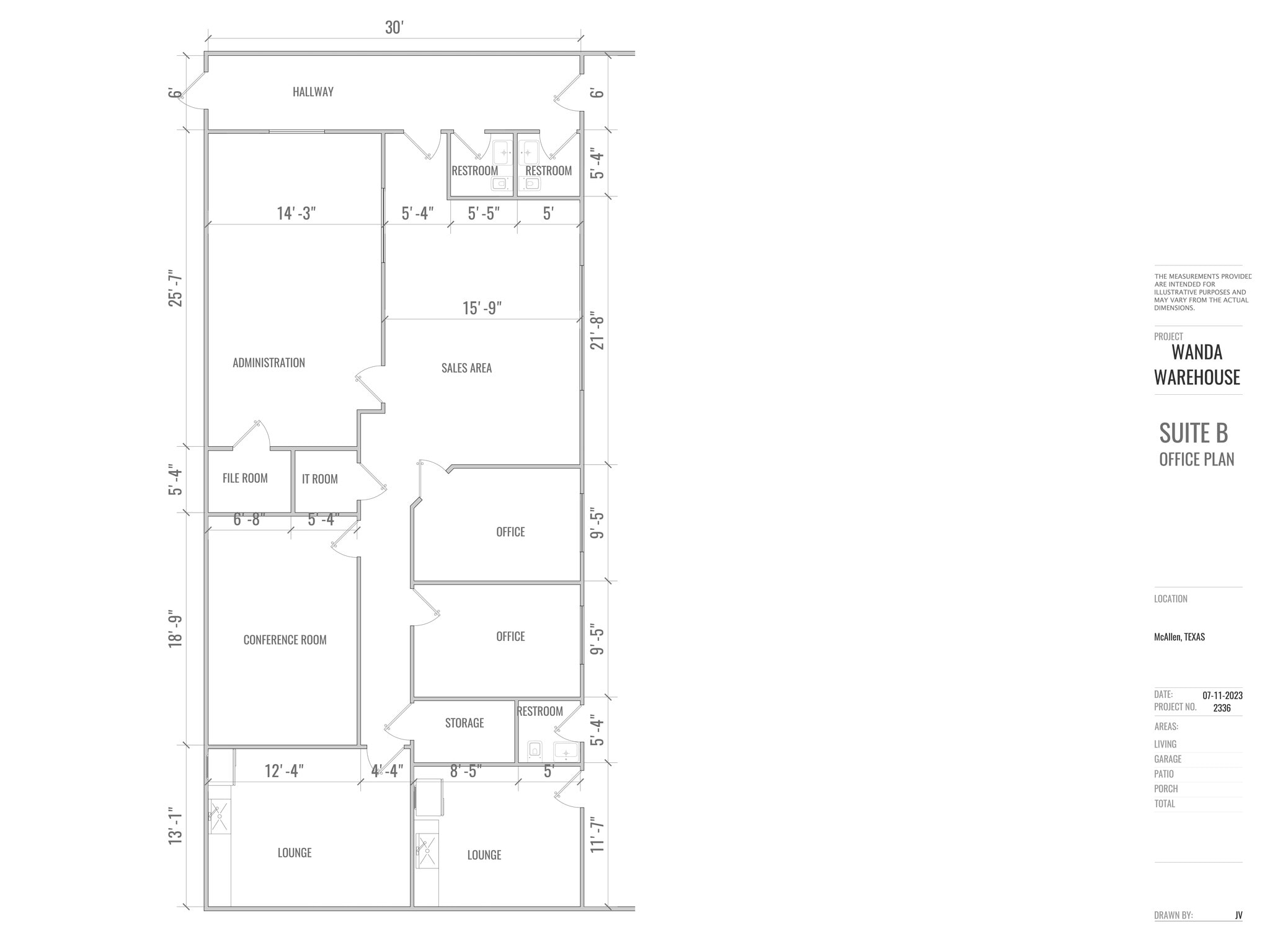 4401-4409 Wanda Ave, McAllen, TX for lease Site Plan- Image 1 of 1